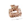 YOEMAYUNER Medium Hair Clips for Women 2inch for Thin Hair Square Hair Clips Small Rectangle Hair Claws Non Slip Hair Claw Clips Small Tortoise Claw Clips (5PCs 5Colors D) view 2