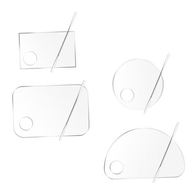 OHPHCALL Professional Makeup Tools Acrylic Mixing Tray Skin-friendly Easy to Use of Makeup Pallet
