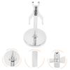 HONMEET Razor Holder Stand for Shaving Brush Compact and Durable Design for Men Keep Your Razor and Brush Organized and Dry view 4