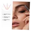 minkissy 9pcs Eyebrow Razors Handle Pink Facial Hair Remover for Precision Eyebrow Shaping and Trimming Portable and Lightweight Grooming Tool for Daily Use view 2