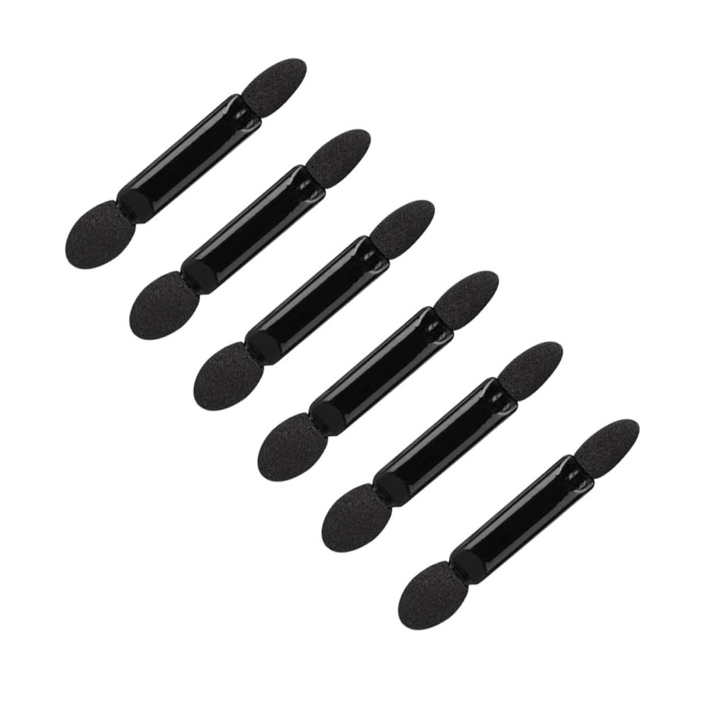 BIUDECO 100pcs Double-ended Sponge Makeup Brush Brush Eyeshadow Applicator for Women Precision Application Travel-friendly Smooth Surface Natural to Dramatic Eye Looks