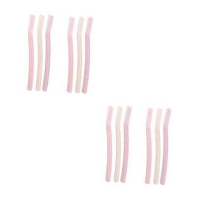 FOMIYES 12pcs Eyebrow Shaper Set Stainless Steel Grooming Tool for Facial Hair Removal and Eyebrow Trimming Compact Travel Kit for Women and Men