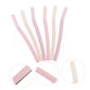FOMIYES 12pcs Eyebrow Shaper Set Stainless Steel Grooming Tool for Facial Hair Removal and Eyebrow Trimming Compact Travel Kit for Women and Men view 4