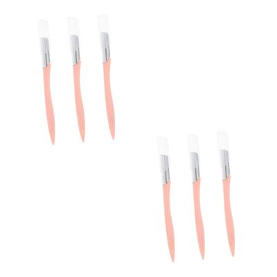 Didiseaon 6pcs Eyebrow Tools Kit Plastic Handle Eyebrow Razor Scissors Comb for Home Beauty Salon Use