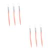 Didiseaon 6pcs Eyebrow Tools Kit Plastic Handle Eyebrow Razor Scissors Comb for Home Beauty Salon Use view 1