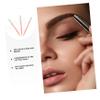 Didiseaon 6pcs Eyebrow Tools Kit Plastic Handle Eyebrow Razor Scissors Comb for Home Beauty Salon Use view 2