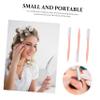 Didiseaon 6pcs Eyebrow Tools Kit Plastic Handle Eyebrow Razor Scissors Comb for Home Beauty Salon Use view 4