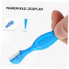 Healeved 24pcs Stainless Steel Eyebrow Trimmer Blade Mini Brow Razor Precision Grooming Tools Travel-friendly Non-slip Handle view 2