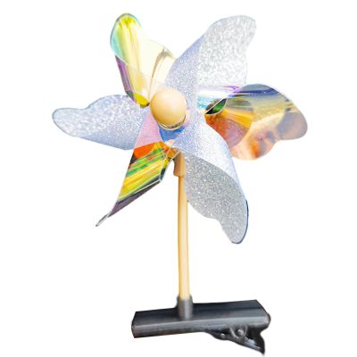 Dsgzkk Hair Clips,Colorful Windmill Shape Hairpins Little Girls Taking Photo Hair Clip Christmas Festival Windmill Hair Clip for Children