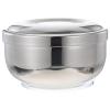 OHPHCALL 1pc Stainless Steel Shaving Soap Foaming Bowl Lid Compact Bubble Bowl for Men Slip Design for Easy Lathering Shaving Accessory for Grooming Routine view 1