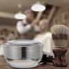 OHPHCALL 1pc Stainless Steel Shaving Soap Foaming Bowl Lid Compact Bubble Bowl for Men Slip Design for Easy Lathering Shaving Accessory for Grooming Routine view 3