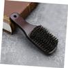 Healeved Beard Brush with Boar Bristles Compact Personal Care Tool for Men for Grooming and Styling Facial Hair for Travel and Daily Use view 2
