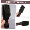 Healeved Beard Brush with Boar Bristles Compact Personal Care Tool for Men for Grooming and Styling Facial Hair for Travel and Daily Use view 3