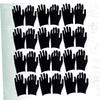 Gatuida 12pairs Thick Cotton Gloves for Work Comfortable Hand Protection Black for Gardening and Other Tasks Lightweight view 4