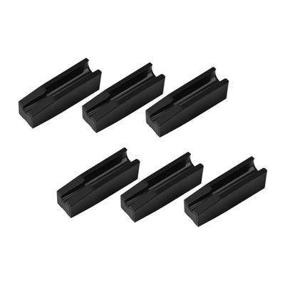 Gogogmee 6pcs Eyebrow Pencil Sharpener Aid Slot Portable Eyebrow Sharpener Assistant for Precise Cosmetic Application for Makeup Enthusiasts