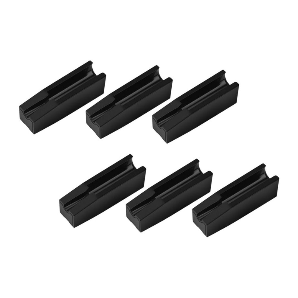 Gogogmee 6pcs Eyebrow Pencil Sharpener Aid Slot Portable Eyebrow Sharpener Assistant for Precise Cosmetic Application for Makeup Enthusiasts