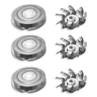 3Pcs 2024 Upgraded HQ8 Replacement Heads for Phi-lips Norelco Aquatec Shaver Razor Blades PT730 PT734 PT735 PT860 PT861 PT870 PT920 PT925 AT753 AT790 AT890 AT940 PT715