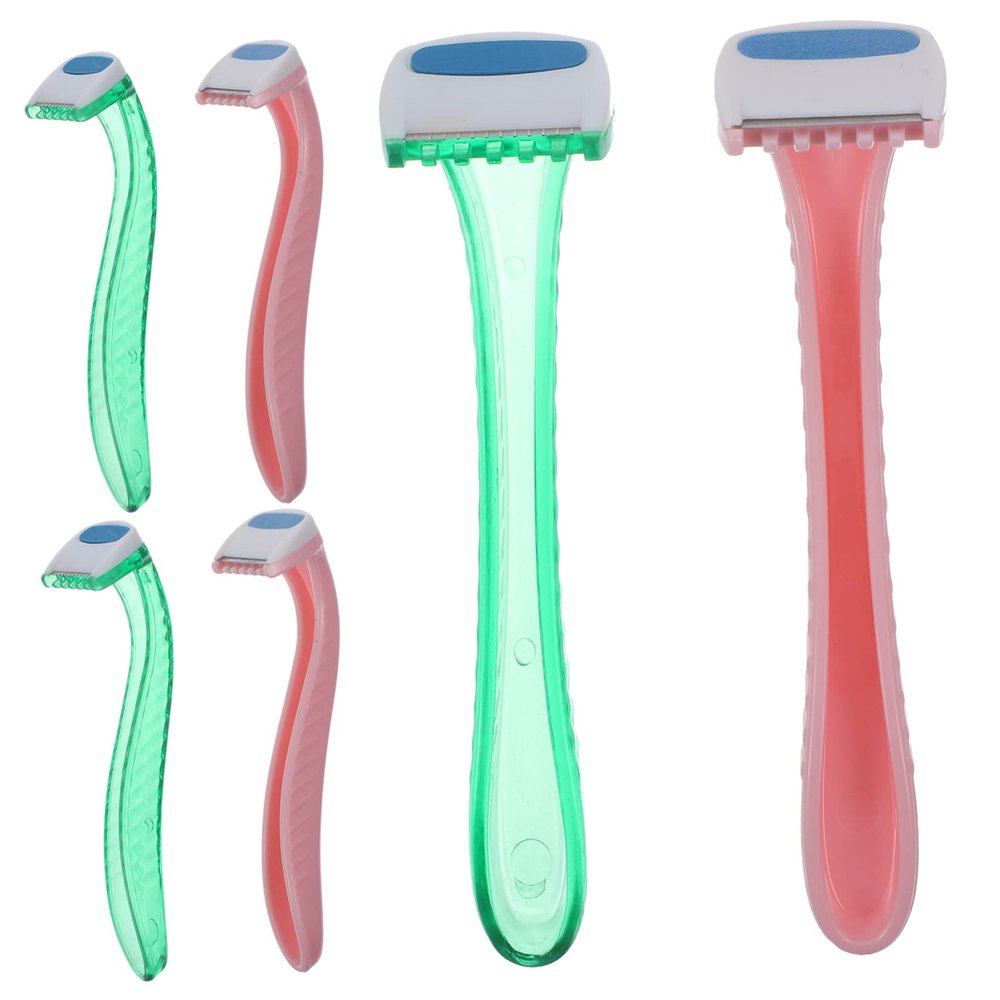 Healeved 6pcs Women Hair for Underarm Leg and Bikini Line Ergonomic Design for Removal for Care and Sharing Friends
