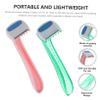 Healeved 6pcs Women Hair for Underarm Leg and Bikini Line Ergonomic Design for Removal for Care and Sharing Friends view 3