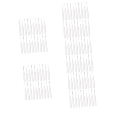 VINTORKY 100pcs Mini Eyebrow and Interdental Brushes Multi-use Makeup Applicators Smooth Handle for Makeup Artists and Enthusiasts Portable Oral Care Tool for Healthier Teeth
