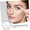 VINTORKY 100pcs Mini Eyebrow and Interdental Brushes Multi-use Makeup Applicators Smooth Handle for Makeup Artists and Enthusiasts Portable Oral Care Tool for Healthier Teeth view 2