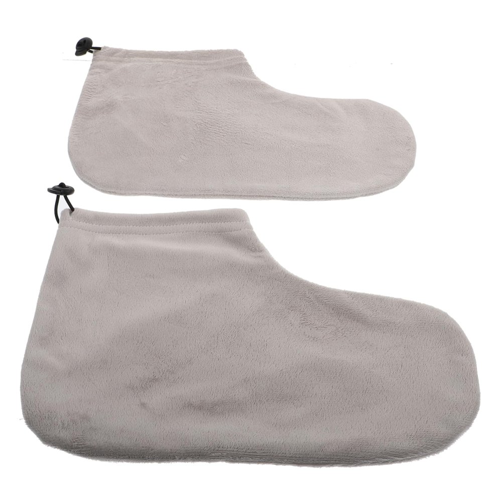 VINTORKY 2pairs Wax Therapy Foot Covers Paraffin Wax Foot Wraps for Moisturizing Treatment for Healthy Skin Care Reusable and Washable