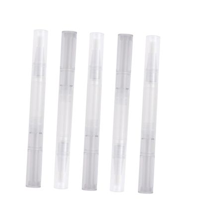 BIUDECO 10pcs Empty Nail Oil Bottles Nail Pen Brush Tip Empty Oil Pen for Cuticle Eyelash Growth Perfume