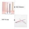 BIUDECO 3pcs Retractable Lip Brush Cover Compact Lip Brush Applicator for Lipstick and Gloss for Travel and Everyday Use for Beginners and Professionals view 2
