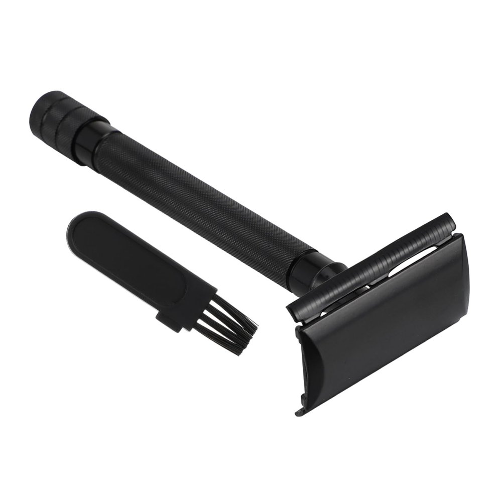 IWOWHERO Manual Beard Shaver Safety for Men and Women Reusable Trimming Tool Comfortable Handle for and Quick Shaving