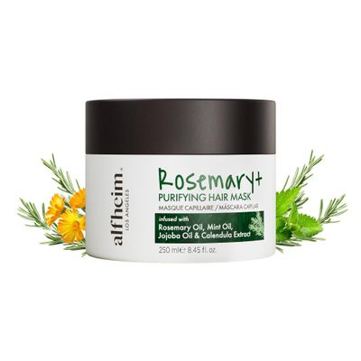 ALFHEIM Rosemary+ Purifying Hair Mask  Deep Hydrating & Balancing Treatment for Oily & Fine Hair with Rosemary, Peppermint & Jojoba Oils  Strengthens, Smooths & Refreshes  Sulfate Free  8.45 oz