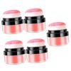 HAPINARY 5pcs Elf Glow Blush Women Face Makeup Blush Loose Powder Puff for Cheeks Natural Mineral Makeup Portable Easy to Use view 1