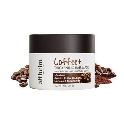 ALFHEIM Coffee+ Thickening Hair Mask for Fine, Weak & Thinning Hair with Caffeine, Biotin & Arabica Coffee Oil  Deep Repair, Strengthening & Volumizing Treatment  Sulfate-Free  8.45 oz / 250 ml