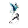 2PCS Waterproof Temporary Tattoo Sticker Black Roses Flower Pattern Full Flower Arm Body Art Fake Tattoo(CH002) view 1