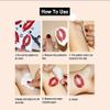 2pcs Big Large Red Rose Flower Temporary Tattoos Sticker for Women Girls Waterproof Tattoo Paper Body Art Arm Tatoo(Pink) view 4