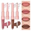 bayfree 2 PCS Lip Liner and Lip Stain Combo Set, High Pigmented Long Lasting Velvet Lip Tint, Well-Defined Lipliner, Weightless Waterproof Not Animal Tested, Matte Finish Makeup view 1