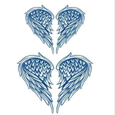 2Pcs Semi-Permanent Waterproof Temporary Tattoo Body Art Tattoo Sticker Full Fake Tattoo Women Men(CH004)