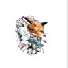 2pcs Half Arm Temporary Tattoo Stickers for Adults, Tiger/Fox/Waterproof Tattoo Stickers(CH03) view 2