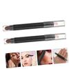 BIUDECO Dual End Eye Shadow Brush Set for Women 2pcs Eye Shadow Sticks Makeup Brushes for Makeup view 4