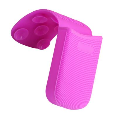 HAPINARY Silicone Makeup Brush Cleaner Mat and Compact Design for Easy Cleaning of Cosmetics Brushes Sponges and Makeup Tools Gentle Bristles Silicone Material