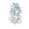 2PCS Long Lasting Tattoo Juice Ink Waterproof Temporary Tattoos Men Women Body Art Eagle Wing Tattoo(CH02) view 1