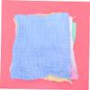 BESTonZON 5pcs Gauze Cotton Washcloth Square Face Towels for Newborn Bath Towels Boys and Girls Soft Absorbent Pre-Washed Safe Design view 4