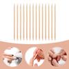 Healeved 100pcs Cuticle Sticks for Nails Dual-ended Manicure Tools for Nail Cleaning and Cuticle Pushing Safe and Smooth for Home and Salon Use view 2