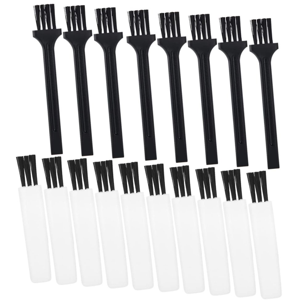 IWOWHERO 30pcs Mini Cleaning Brush Straw Cleaner Brush Kit for Hair Clipper Shaver Razor