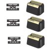 For wahl Shaver Foil Replacement,Professional 5 Star Series Finale Shaver Super Close Replacement Foil #7043-100#7043-100 Compatible with wahl Shaver Foil Replacement Heads (3PCS/Black) view 1