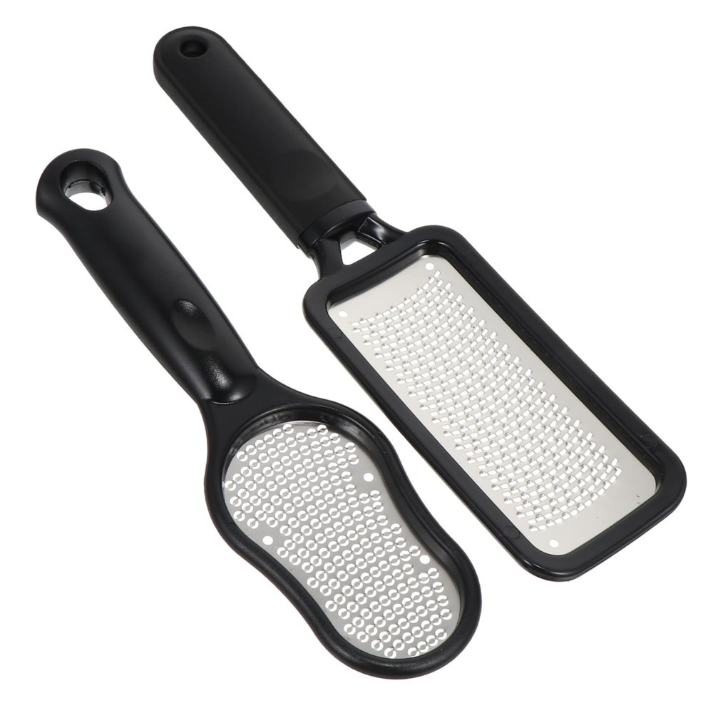 BIUDECO 2pcs Foot File for Dead Skin Pedicure Tool Kit Women Men Elders Foot Scraper Grinders