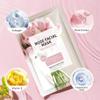 15 Sheets Face Masks Skincare, Rose Pink Hydrating Facial Masks for Women Skin Care, Deeping Moisturizing Facial Sheet Mask, Bulk Face Mask Suitable for Sensitive Skin view 4