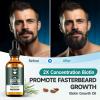 Biotin Beard Growth Oil for Men, Natural Mens Beard Oil with Argan Oil, Jojoba Oil and Vitamin, Hydrates & Thickens Facial Hair view 4
