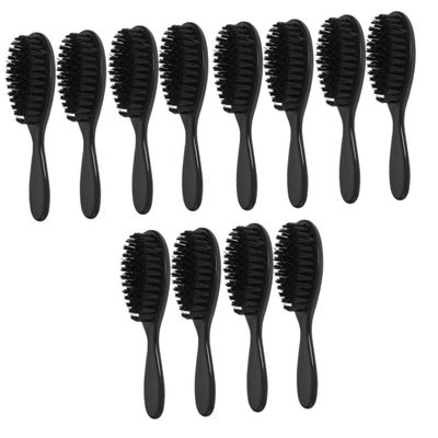 BIUDECO 12pcs Men Beard Brush for Grooming and Shaving Soft Bristles Compact Hair Brush for Face and Neck Cleaning for Barbershop and Home Use