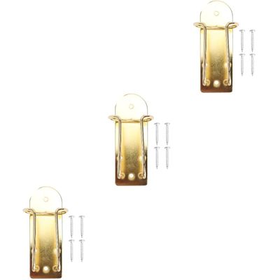 BIUDECO 3pcs Electric Clipper Holder Rack Professional Stainless Steel Organizer for Hair Clippers and Shaving Wall-mounted Design for Barbers and Home Use Keeps Tools Ready at All
