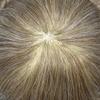 LOVIN HAIR Fine Mono Human Hair Mens Toupee Hairpiece Poly Skin Around Hair System Durable NPU Monofilament Wig Hair Replacement for Men 120% Density 7"X9" #650 Light Brown+50% Gray view 3